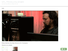 Tablet Screenshot of nflproduksjoner.com